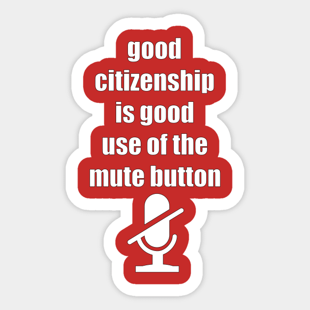 Good Citizenship Sticker by Beardicorn